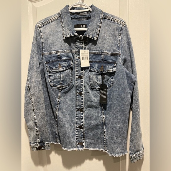 Kut from the kloth new jean jacket size 1X - Picture 4 of 5